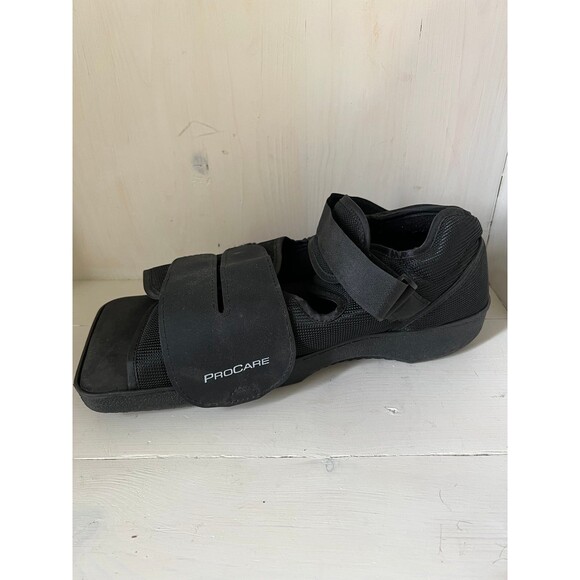 ProCare Squared Toe Post-Op Shoe Boot After Surgery Foot Brace - Black - Picture 2 of 5